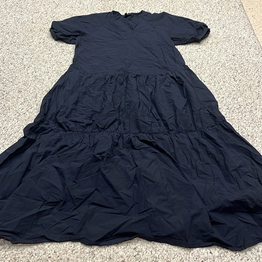 COS Dark Blue Maxi Dress